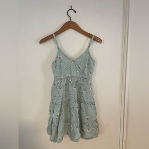 Hollister Floral Spaghetti Strap Dress
